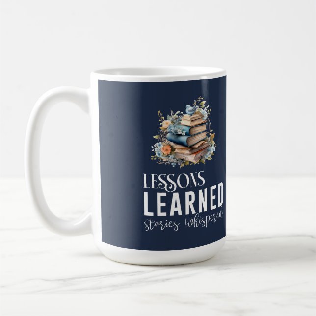 Caneca De Café Lições aprendidas Mug (Esquerda)