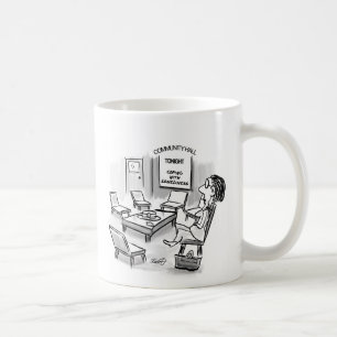 Caneca De Café Lidar com a solidão res alto