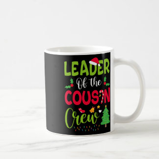 Caneca De Café Líder Da Família De Tripulantes De Primo No Natal