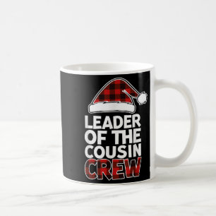 Caneca De Café Líder da Tripulação de Primos Natal Búfalo Vermelh