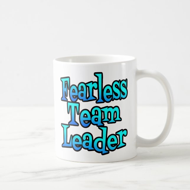 Caneca De Café Líder de Equipe Destemido (Direita)