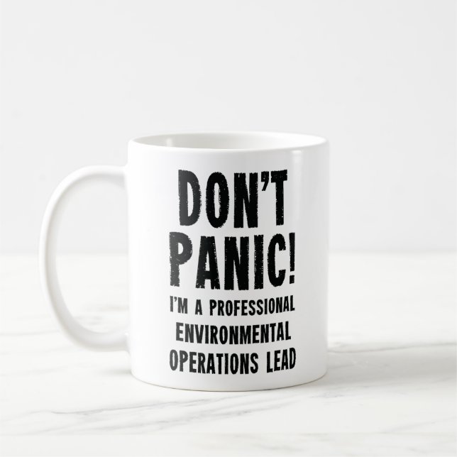 Caneca De Café Líder de Operações Ambientais (Esquerda)