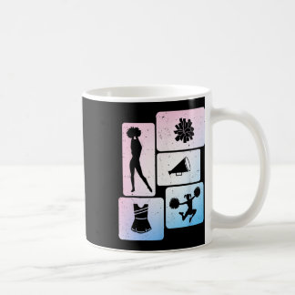 Caneca De Café Líder de torcida engraçada aplaudindo entusiasta a