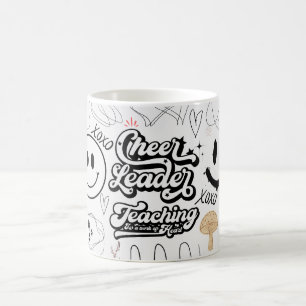 Caneca De Café líder de torcida ensinando xoxo