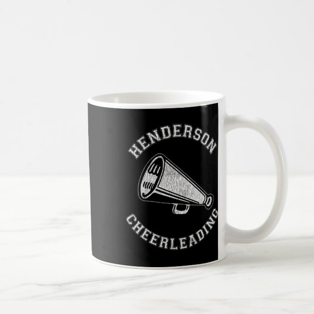 Caneca De Café Líder de torcida Henderson angustiado retrô anos 9 (Direita)