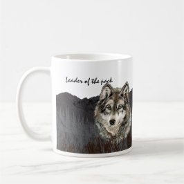 Caneca De Café Líder do aniversário de 30 anos de Pack, Wolf 30