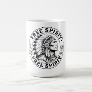Caneca De Café Líder indígena americano