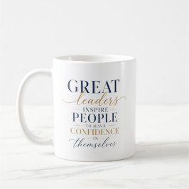 Caneca De Café Liderança Confiança Inspiração
