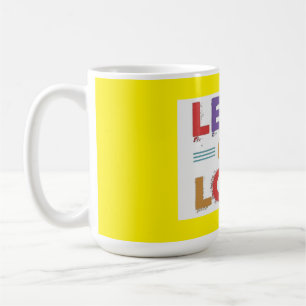 Caneca De Café Liderar com Mug de Cotação Motivacional Amor