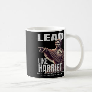 Caneca De Café Liderar Como Harriet Black History Afro American J