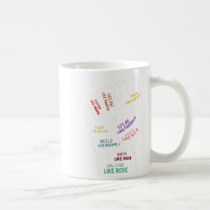 Caneca De Café Líderes Inspiradores Punho Fechado História Negra