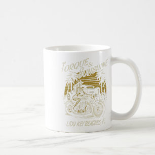 Caneca De Café Lido Key Beaches Florida Motorcycle Hotrod Vintage