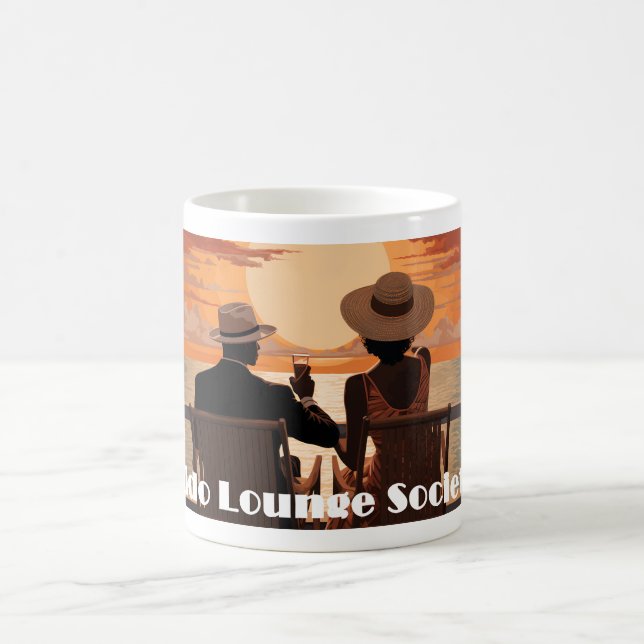 Caneca De Café Lido lounge Society - Design 1 (Centro)