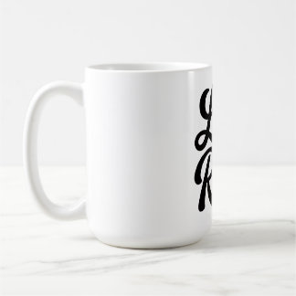 Caneca De Café Life is a Race Custom-Cut Vinyl Motivational 