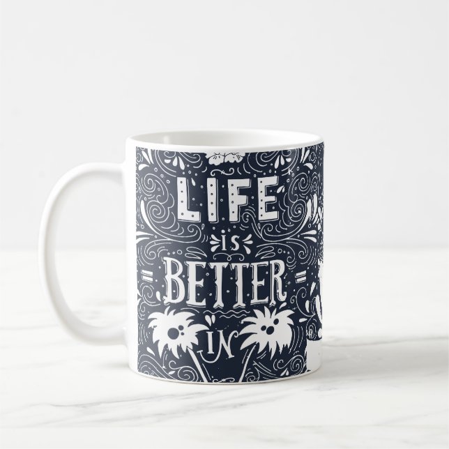 Caneca De Café Life is Better in Porto (Esquerda)