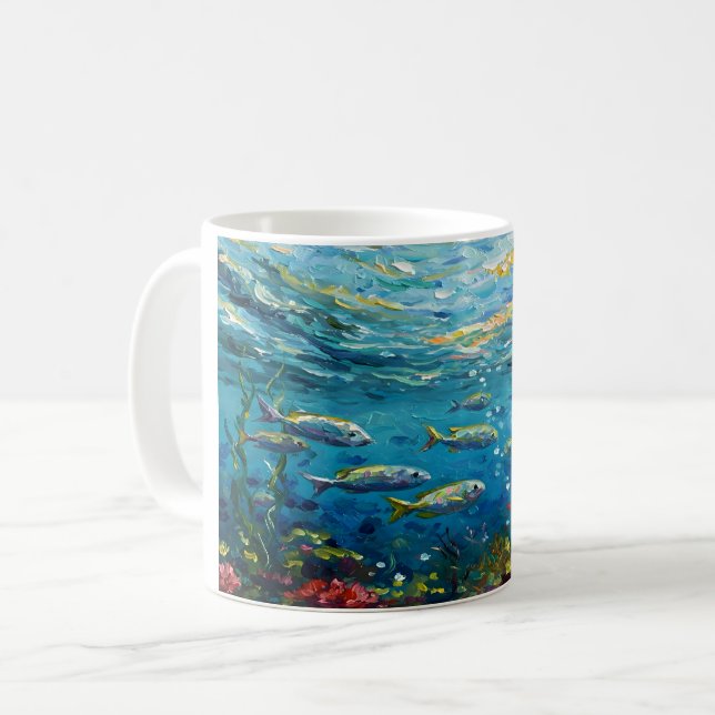 Caneca De Café Life Under The Sea (Frente Esquerda)