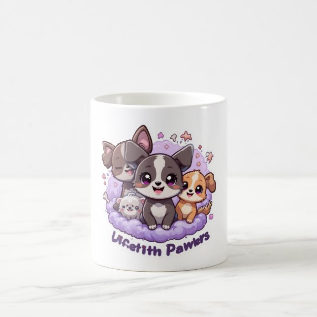 Caneca De Café Lifetith Pawers Mug - Cartoon Bonito Puppy Café (Centro)