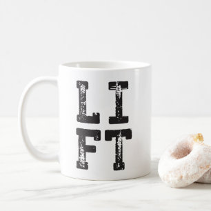 Caneca De Café LIFT - Gym, Workout, Levantamento de Peso, Inspira