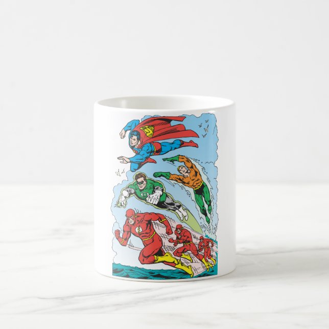 Caneca De Café Liga da Justiça da América Grupo 3 (Centro)