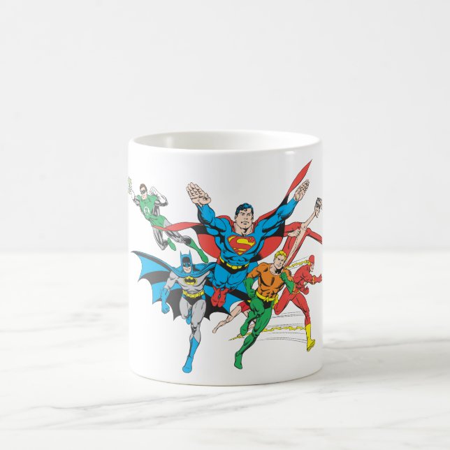 Caneca De Café Liga da Justiça da América Grupo 4 (Centro)