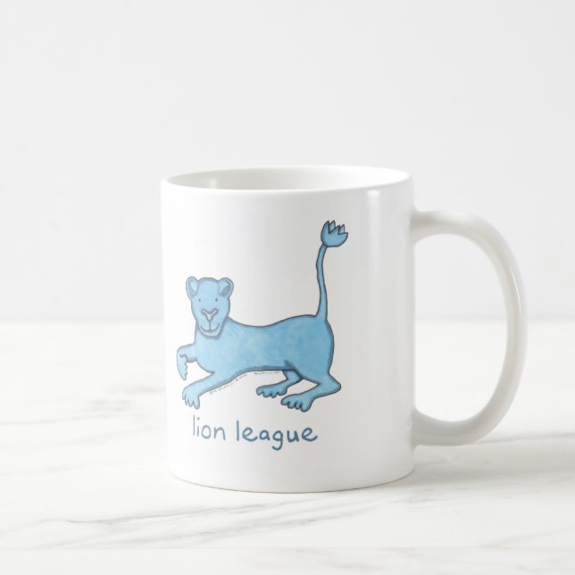 Caneca De Café Liga do leão (Direita)