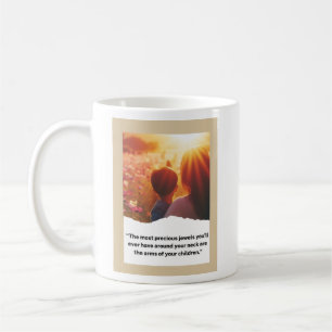 Caneca De Café Ligação pai e filho com qoute