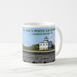 Caneca De Café Lighthouse de Clark, Massachusetts Mug