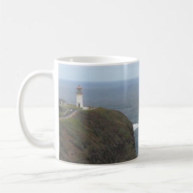Caneca De Café Lighthouse Kauai, Havaí (Esquerda)