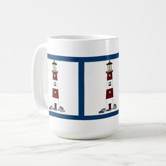 Caneca De Café Lighthouse Mug (Frente Esquerda)