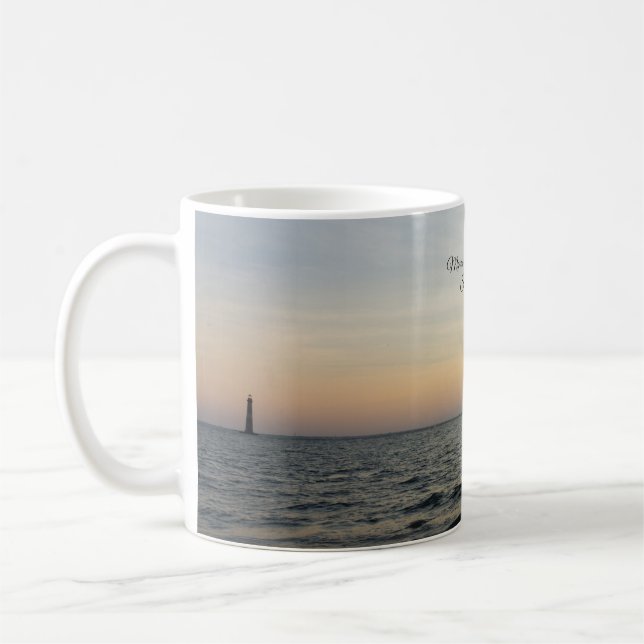 Caneca De Café Lighthouse Sunrise Coffee Mug (Esquerda)
