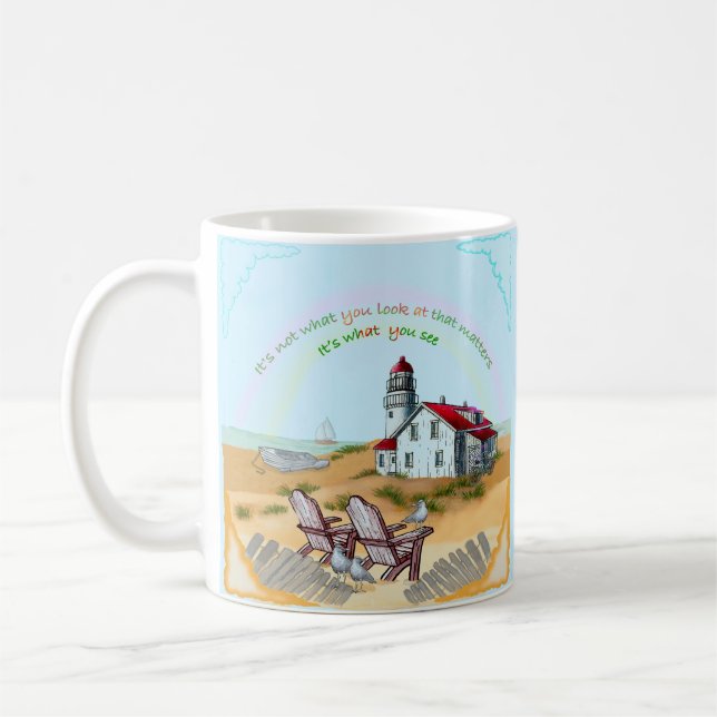 Caneca De Café Lighthouse Viewpoint  (Esquerda)