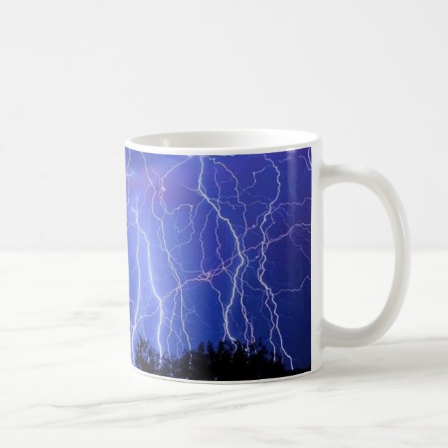 Caneca De Café Lightning Storm Mug (Direita)
