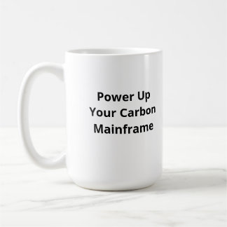 Caneca De Café Ligue seu mainframe de carbono | Engraçado Café Mu