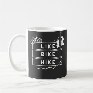 Caneca De Café Like Bike Hike Berge Wandern