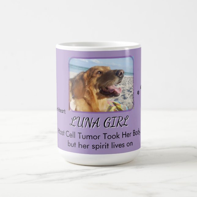 Caneca De Café Lilac Heart Forever Tribute (Centro)