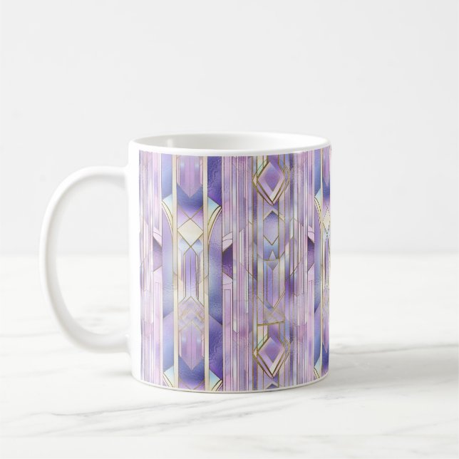 Caneca De Café Lilac Stainance Glass Elegance (Esquerda)