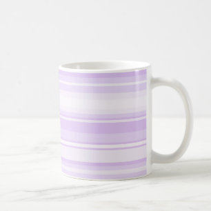 Caneca De Café Lilac stripes