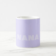 Lilás Lavanda & Branco Nome da Fonte Divertida Per