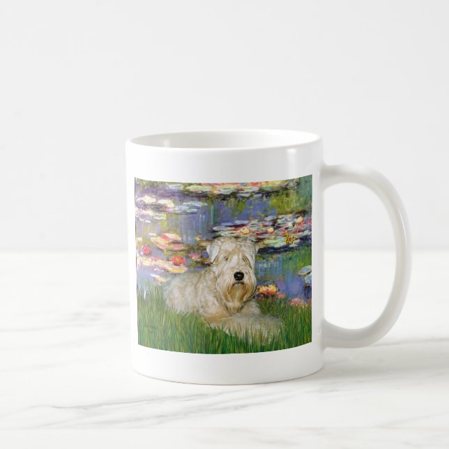 Caneca De Café Lilases 2 - Wheaten Terrier 1 (Direita)