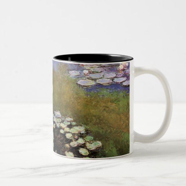 Caneca De Café Lillies: 1914-17 por Monet (Direita)