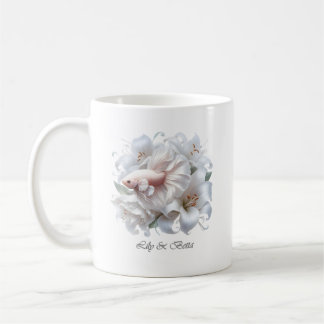 Caneca De Café Lily & Betta Fish Mug