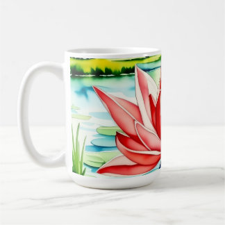 Caneca De Café Lily Flower Mug