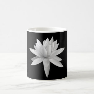 Caneca De Café Lily Lotus Black e White Fine Art Photoshop