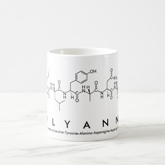 Caneca De Café Lilyanna peptide name mug (Centro)