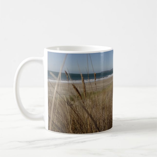 Caneca De Café Limantour Beach no Point Reyes II (Esquerda)