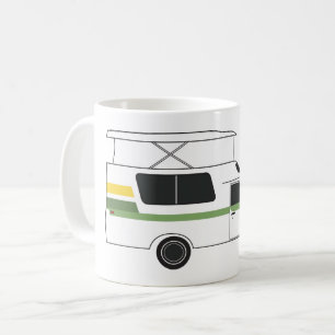 Caneca De Café limão de limão retrógrado do chinook pop