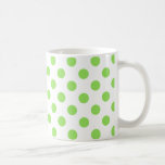 Caneca De Café Limão e bolinhas brancas<br><div class="desc">Limão e bolinhas brancas</div>