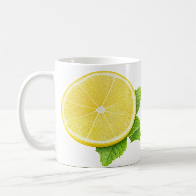 Caneca De Café Limão e hortelã (Esquerda)