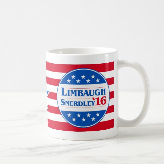 Caneca De Café Limbaugh Snerdley 2016 (Direita)