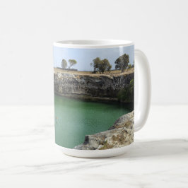 Caneca De Café Limestone Cliff e Emerald Waters